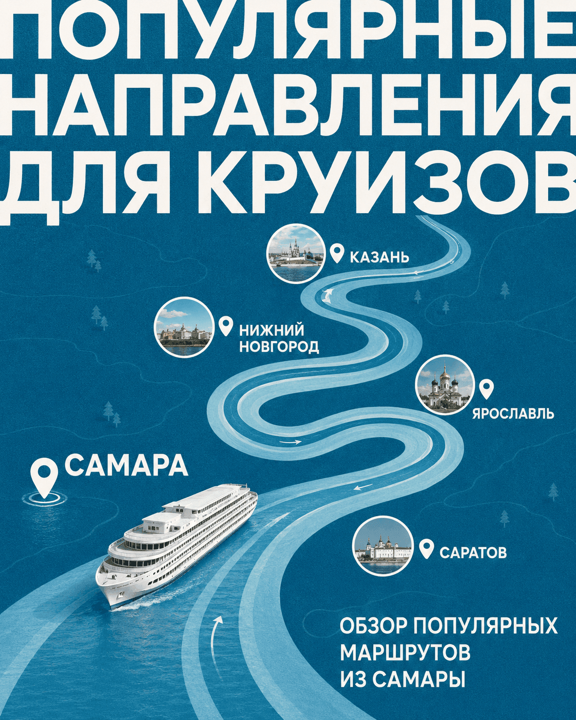 ПОПУЛЯРНЫЕ НАПРАВЛЕНИЯ ДЛЯ КРУИЗОВ. ОБЗОР ПОПУЛЯРНЫХ МАРШРУТОВ ИЗ САМАРЫ