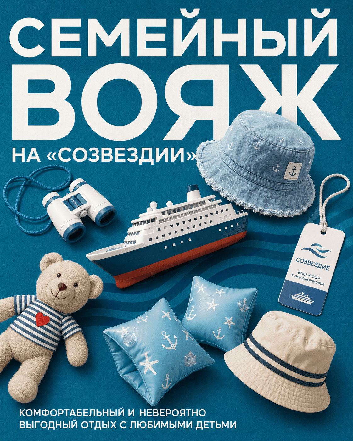 Семейный вояж на «Созвездии»: комфортабельный и невероятно выгодный отдых с любимыми детьми.